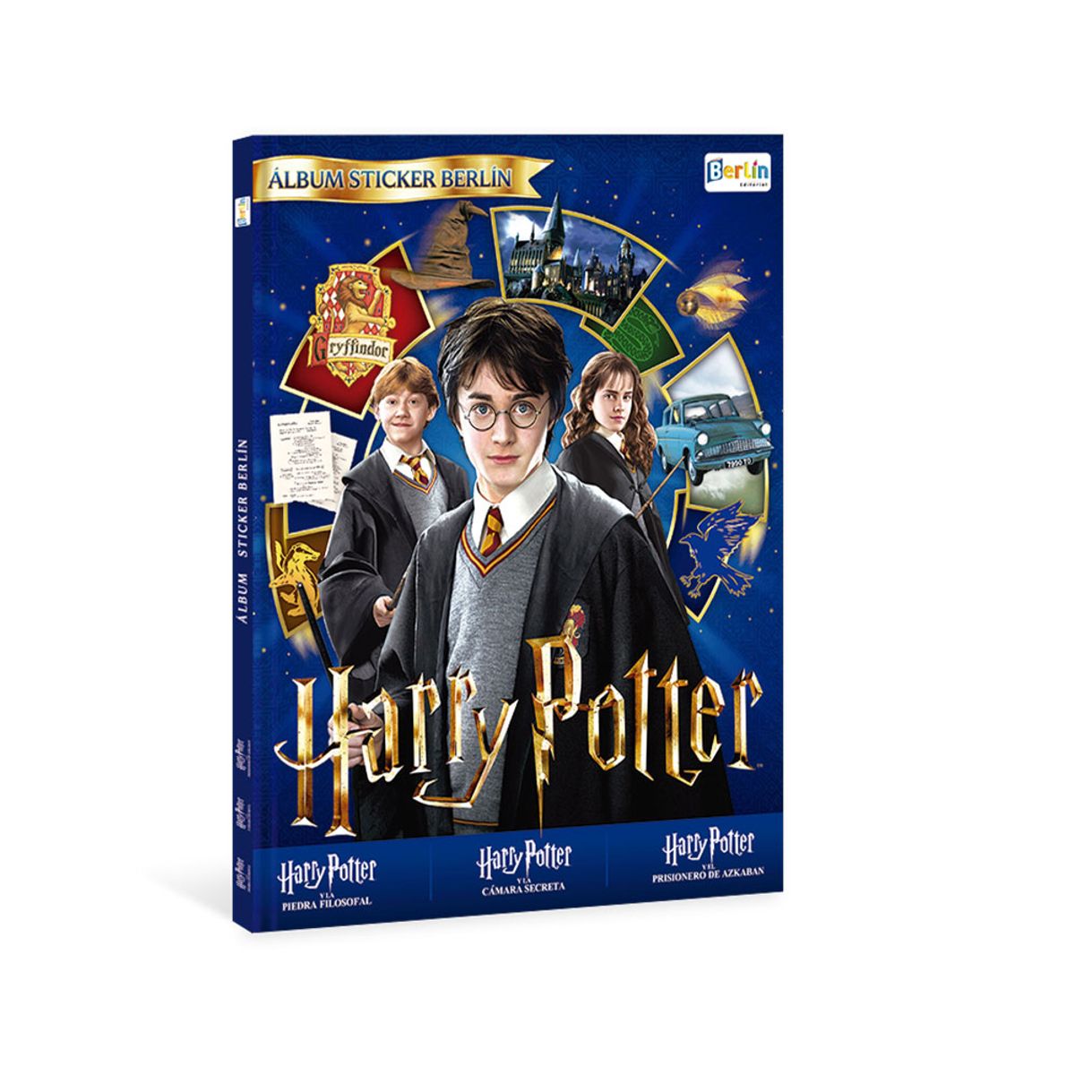 EDITORIAL BERLIN - ALBUM HARRY POTTER, ALBUM TAPA DURA + 2 PAQUETONES (100 SOBRES)