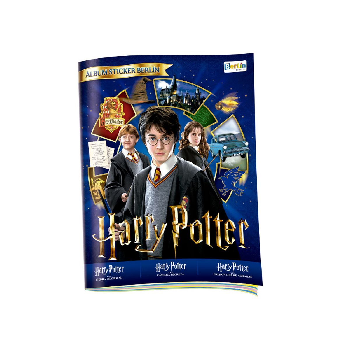 EDITORIAL BERLIN - ALBUM HARRY POTTER, ALBUM TAPA BLANDA + 2 PAQUETONES (100 SOBRES)