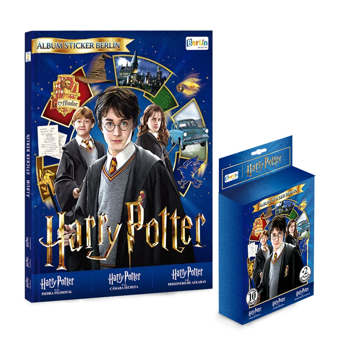 EDITORIAL BERLIN - ALBUM HARRY POTTER ALBUM TAPA DURA + BOX COLECCIONABLE