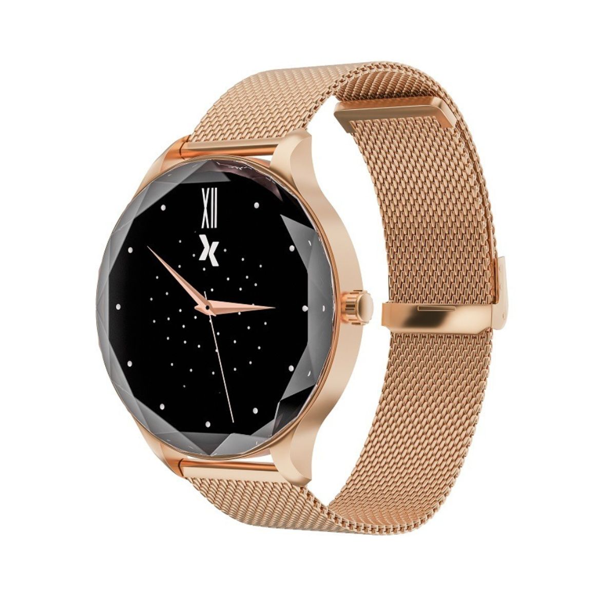 GENERICO - SMARTWATCH DTS DIAMOND, DORADO, VIENE 2 CORREAS,METAL-SILICONA ELEGANT