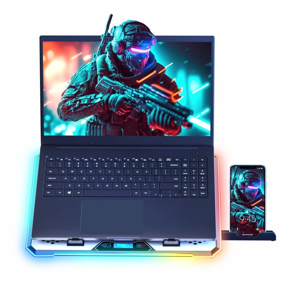 IDOCK - COOLER PARA LAPTOP N7 Turbine II RGB