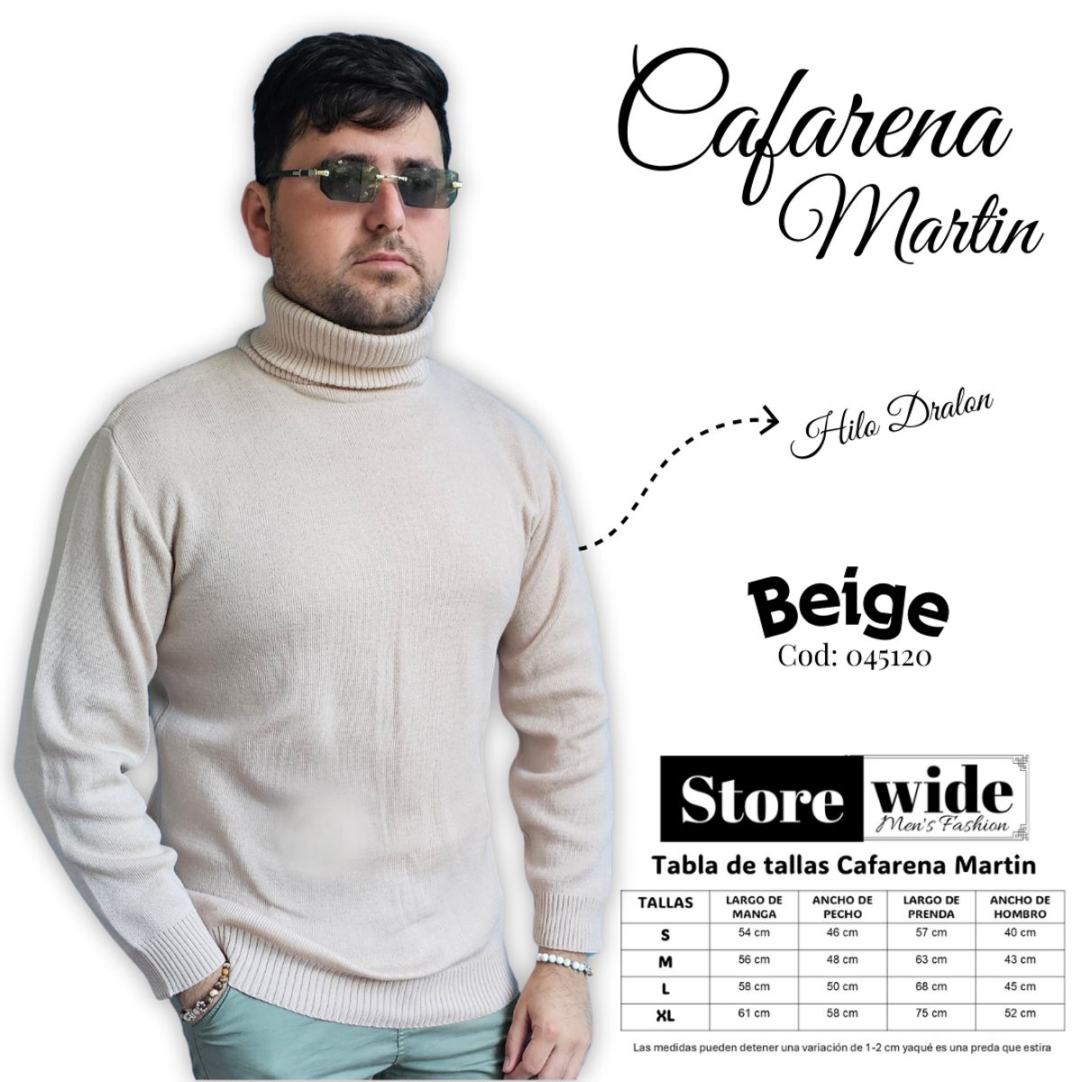 GENERICO - Cafarenas de hombres pack por tres