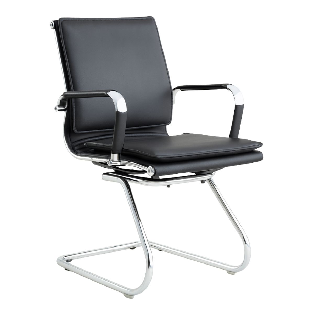 GENERICO - SILLA DE OFICINA GERENCIAL FIJA ERGONÓMICA - ALEMANIA NEGRO