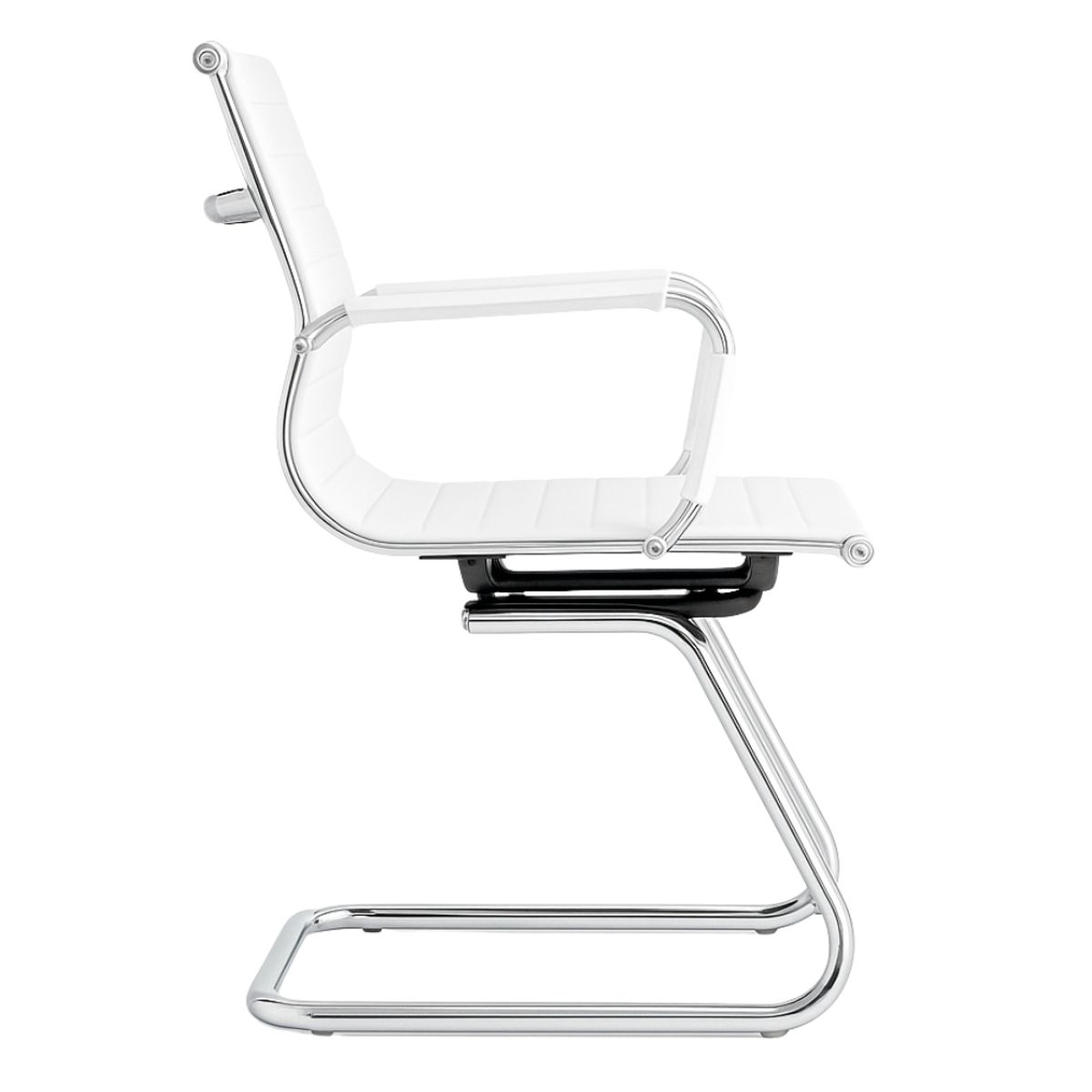GENERICO - SILLA DE OFICINA GERENCIAL FIJA ERGONÓMICA - BOSS BLANCO