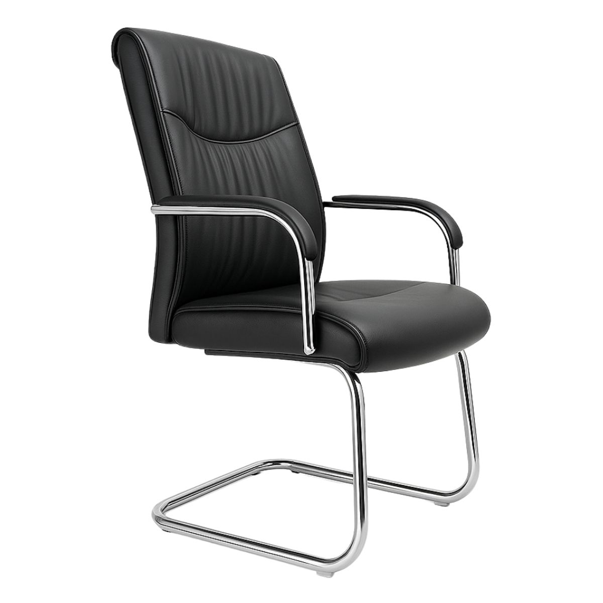 GENERICO - SILLA DE OFICINA GERENCIAL FIJA ERGONÓMICA - YORKI NEGRO