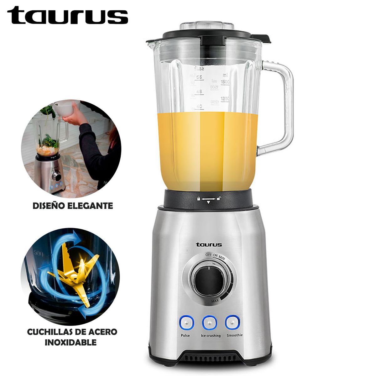 TAURUS - Licuadora Taurus 1.5 L  ALFA 1200W