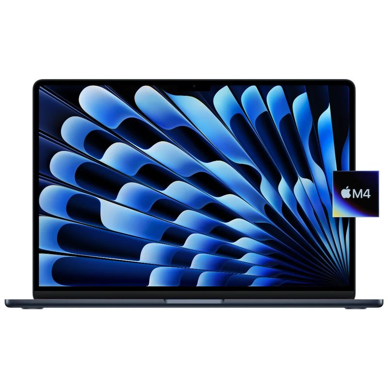 APPLE - MacBook Air 15” M4 16GB RAM 256GB Teclado Ingles Midnight 2025 + Mica Hidrogel