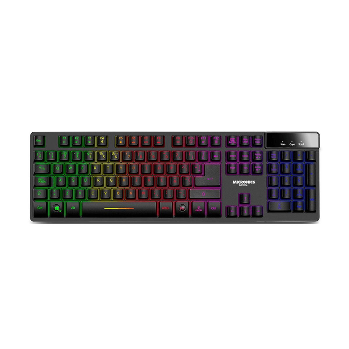 MICRONICS - Teclado Gamer Micronics Neon+ K709+