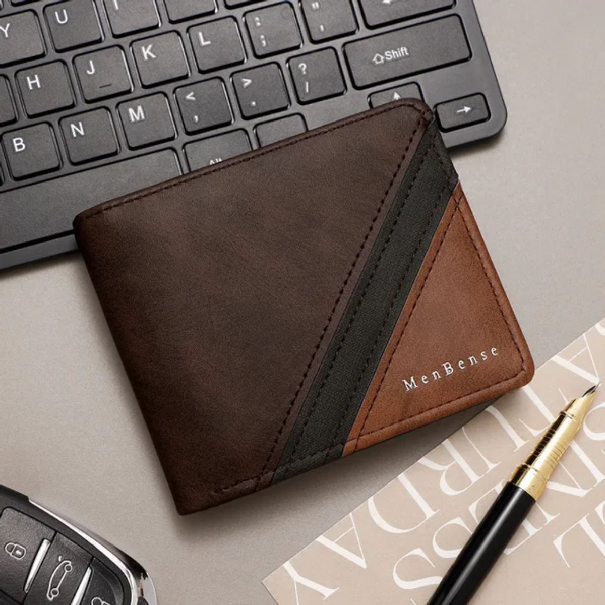 GENERICO - Billetera de cuero Menbense - Elegante