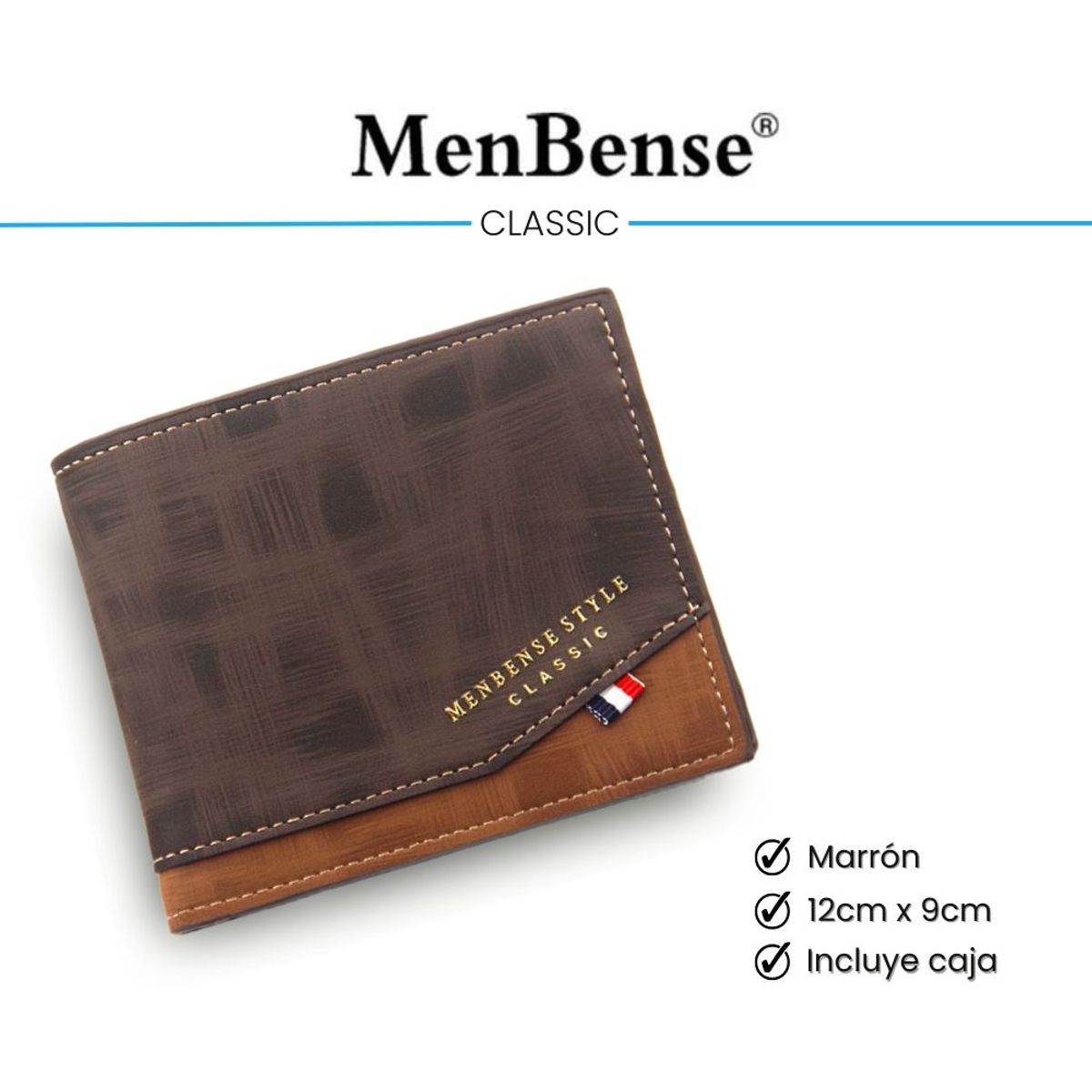 GENERICO - Billetera de cuero Menbense - Elegante