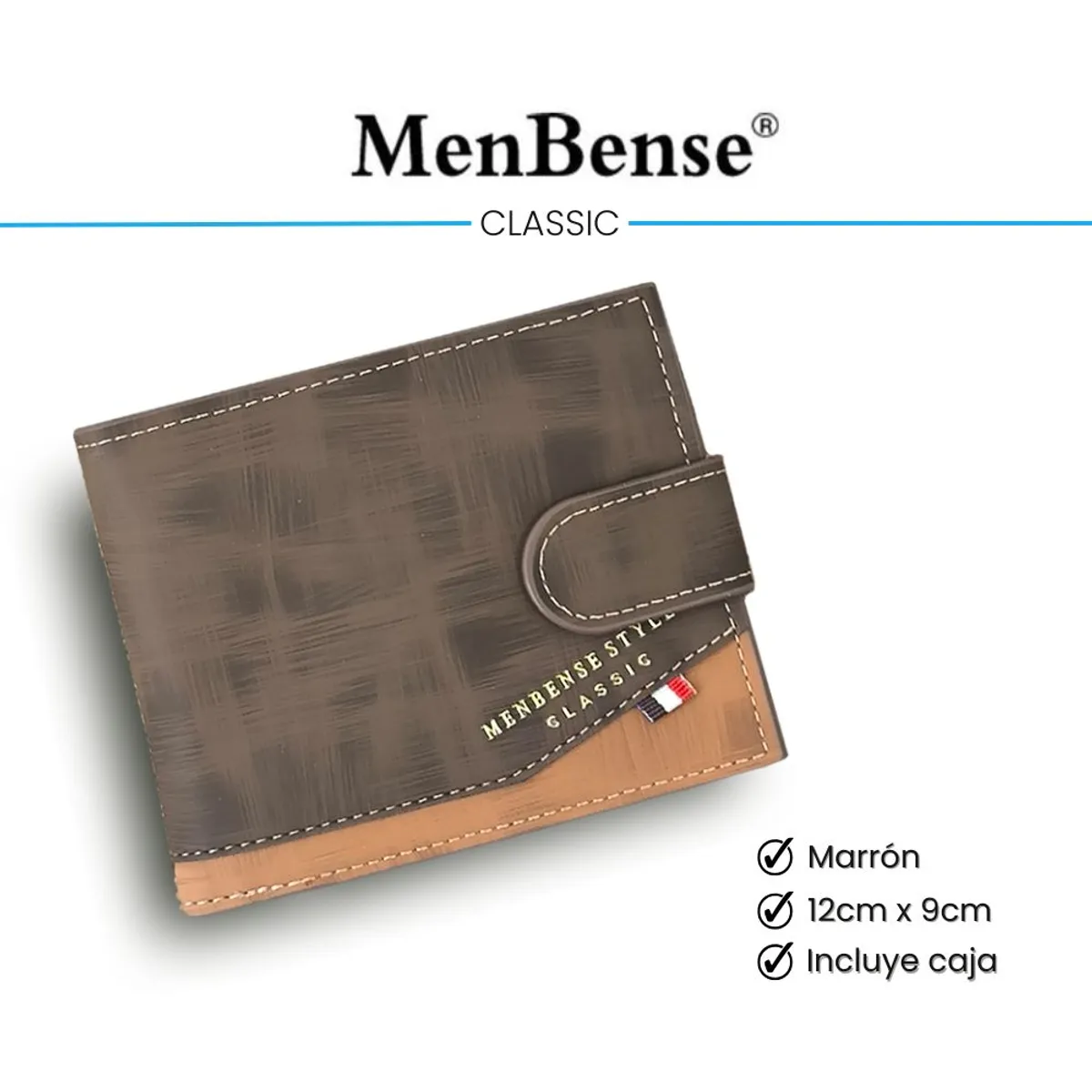 GENERICO - Billetera de cuero Menbense - Elegante