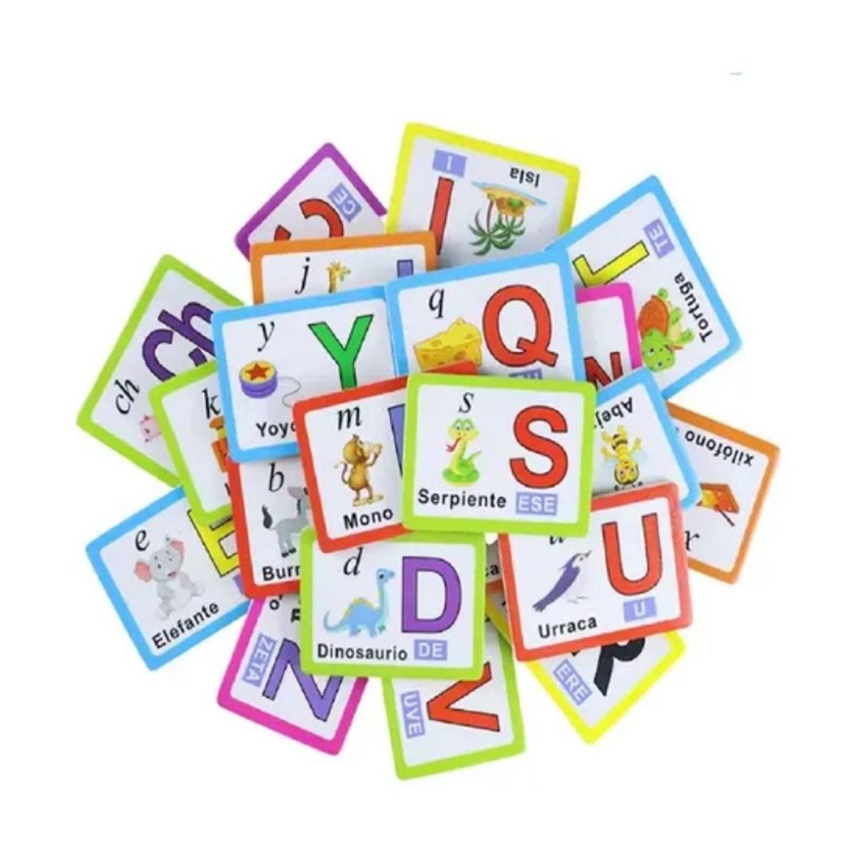 GENERICO - Set Fichas y Cartas De Letras Didacticas