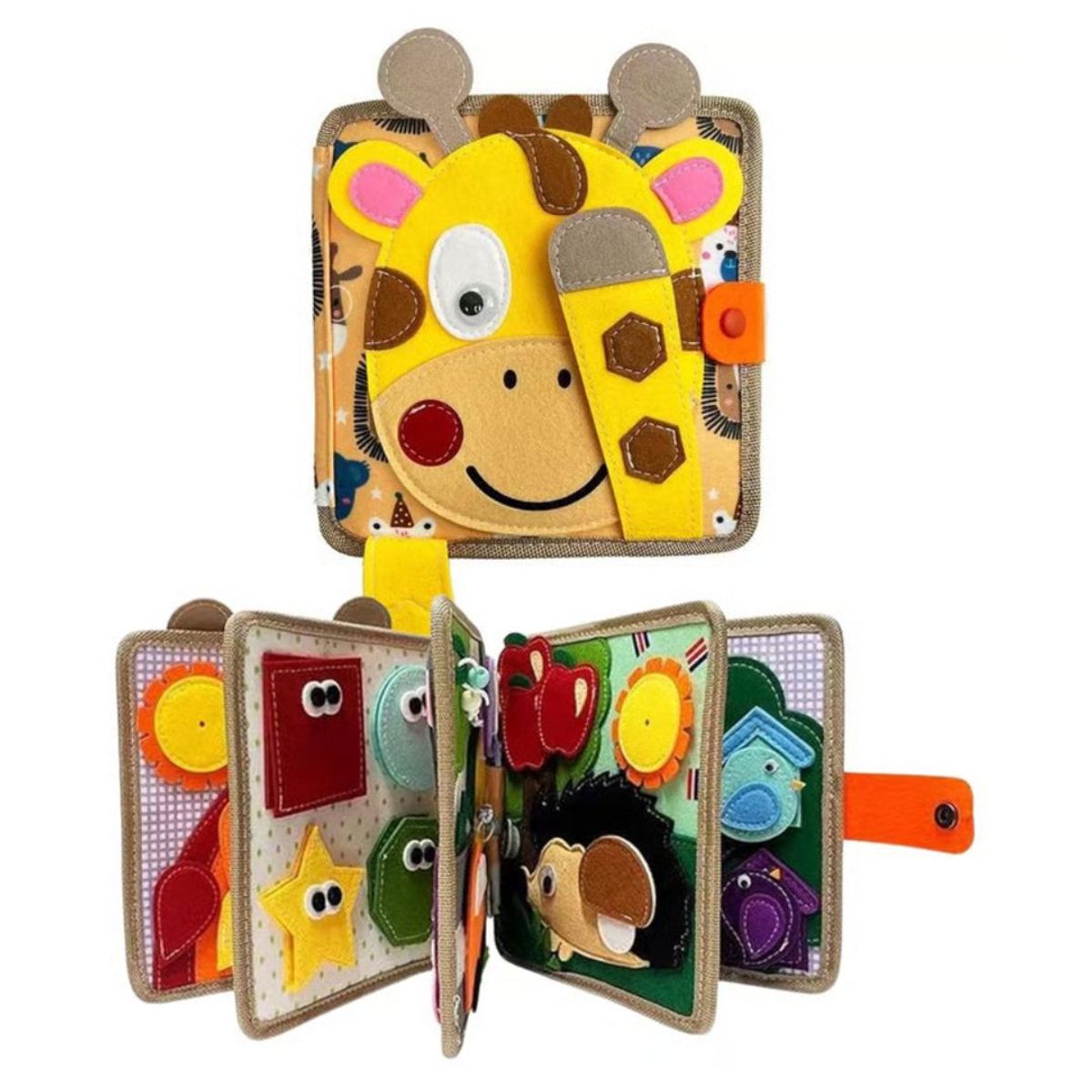 GENERICO - Libro Sensorial De Jirafa