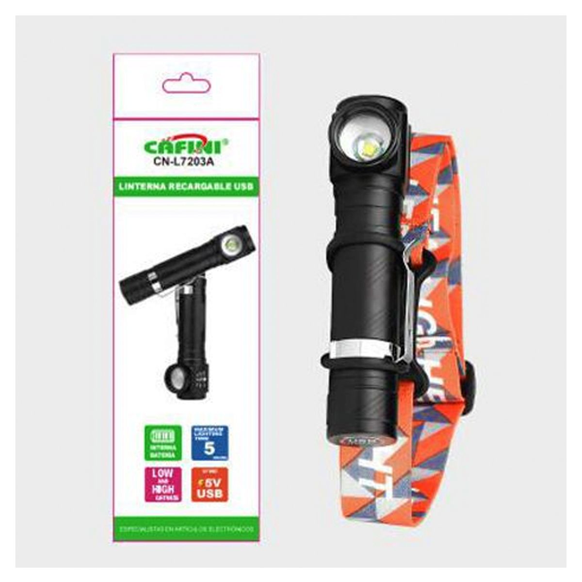 CAFINI - Linterna Táctica De Mano CN-L7203A