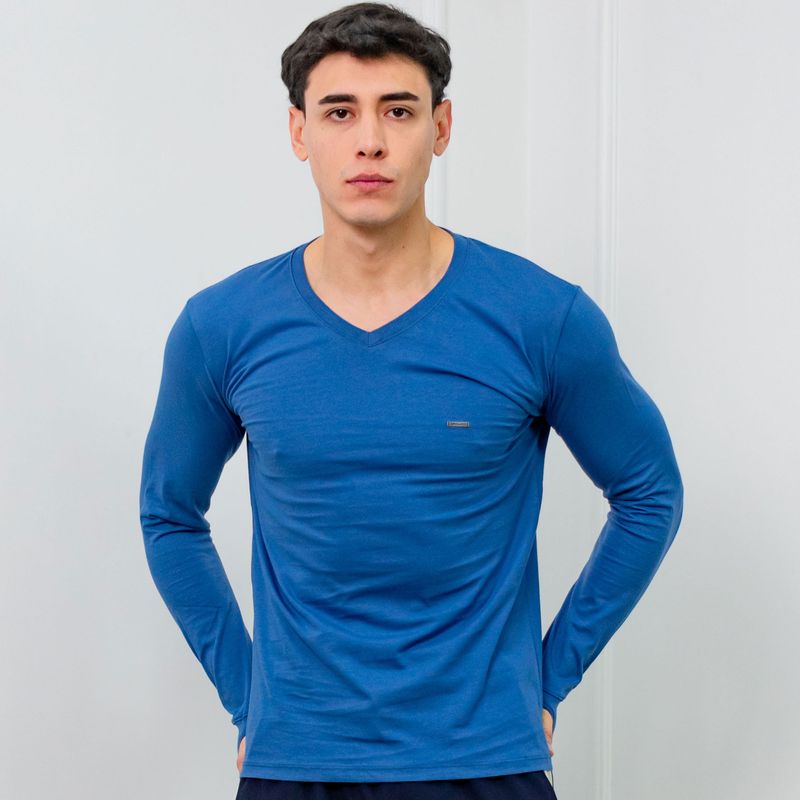 A VANTGARDESTYLE - POLO SLIM FIT CABALLERO ML - JERSEY 100% ALGODON