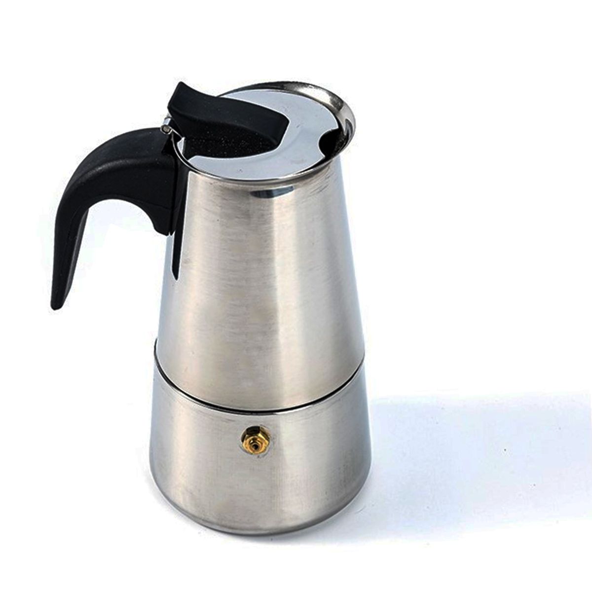 GENERICO - Cafetera Italiana para 9 Tazas Acero Inoxidable Marca Espresso Maker