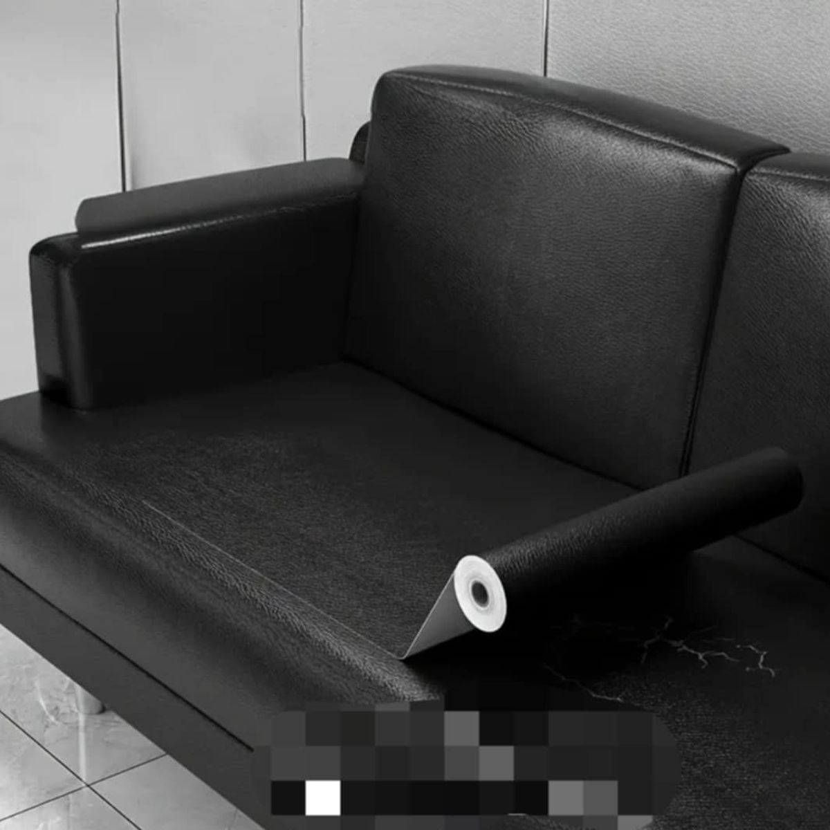 GENERICO - Parche de Cuero PU Cinta Reparación de Asientos Muebles Bolsos