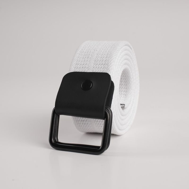 GENERICO - CORREA DE ALGODÓN DOBLE D-RING BLANCO