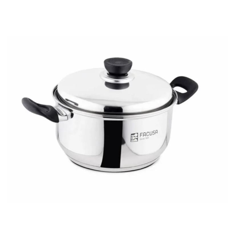FACUSA - Olla Clásica 22cm Tapa de Acero Inoxidable-10116263