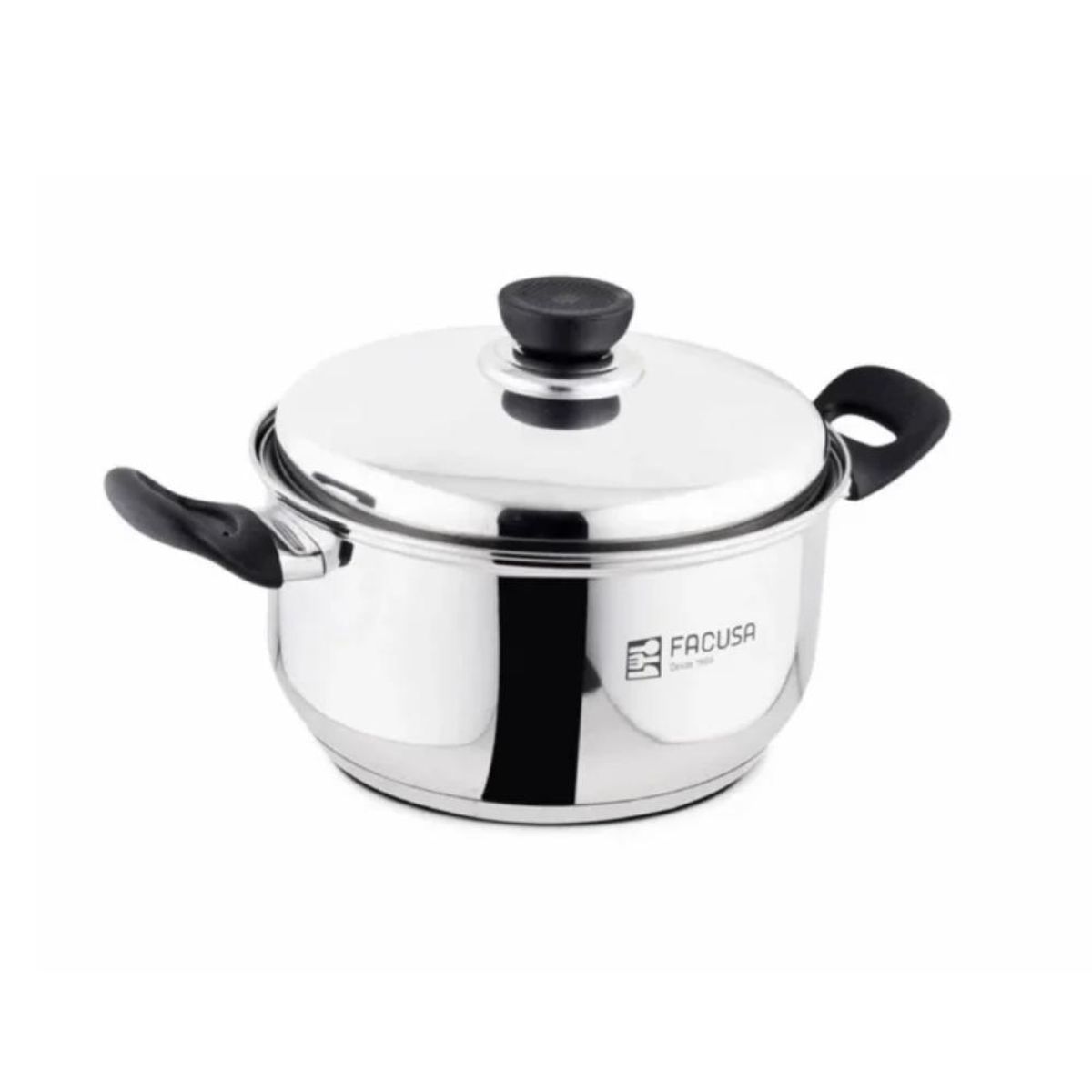 FACUSA - Olla Clásica 22cm Tapa de Acero Inoxidable-10116263