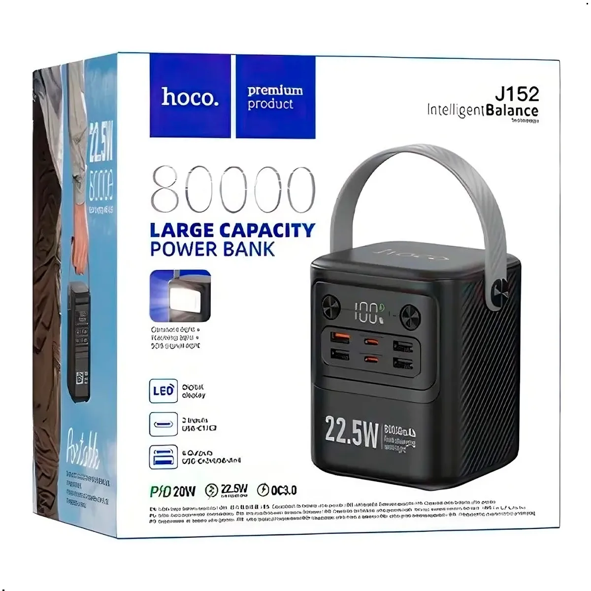 HOCO - Power Bank Hoco 80.000 Mah 22.5w Banco De Energia Portatil