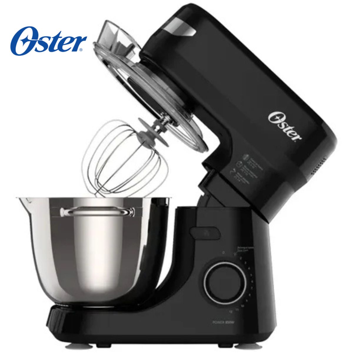 OSTER - Batidora Planetaria Oster 850W  Negra Potente y Versátil FPSTSMPL2B