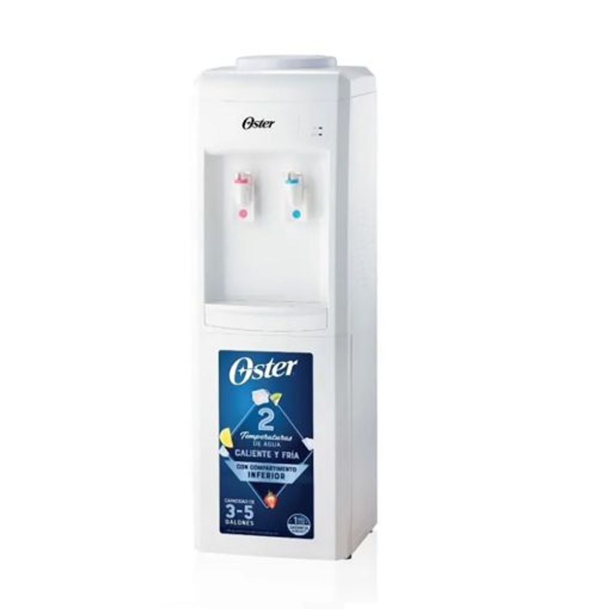 OSTER - Dispensador de Agua Oster OSPWDA8001W de Piso - BLANCO