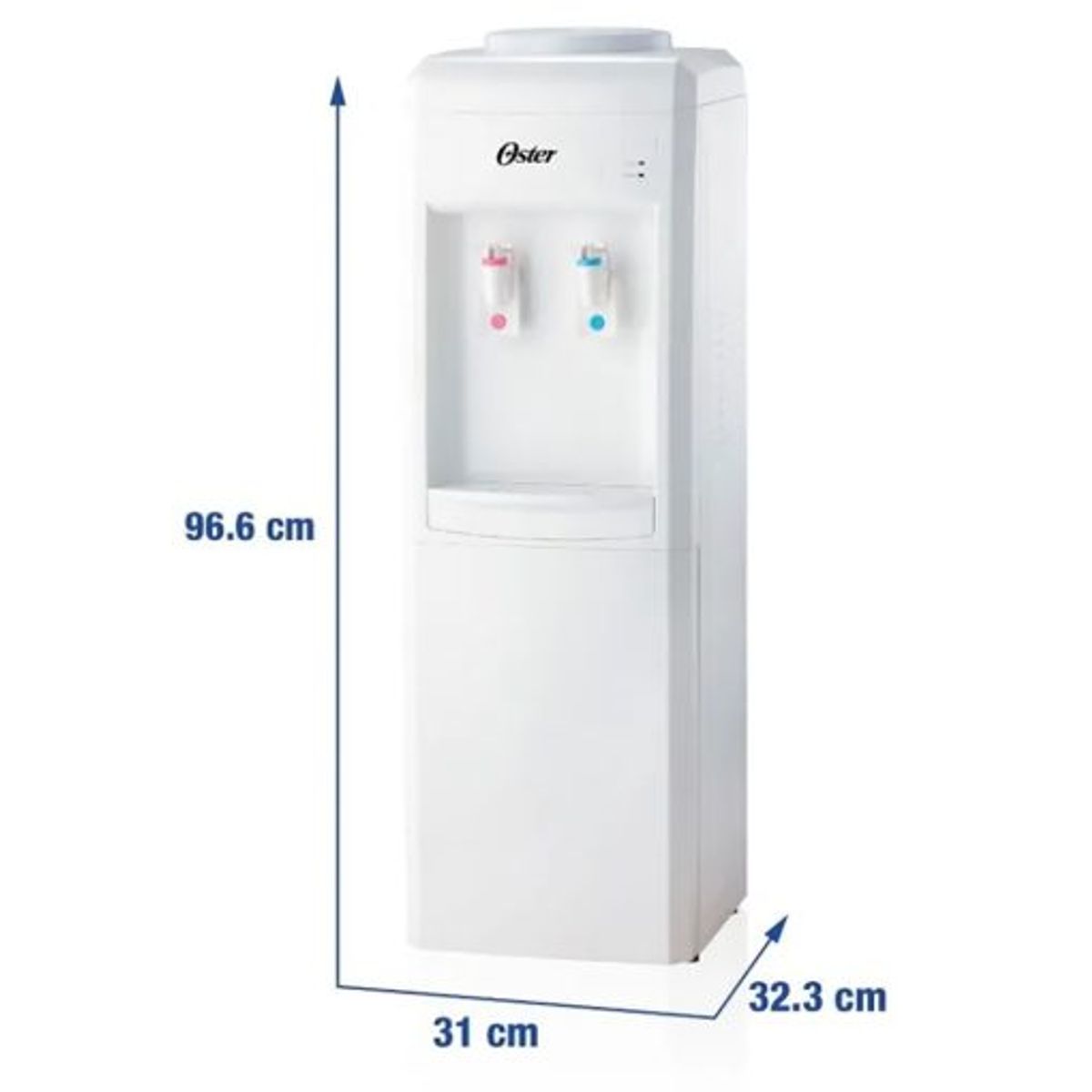 OSTER - Dispensador de Agua Oster OSPWDA8001W de Piso - BLANCO