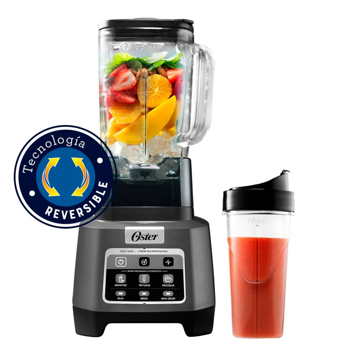 OSTER - Licuadora Oster Profesional XTREME MIX con Vaso Blend N Go BLSTXPG-BGW