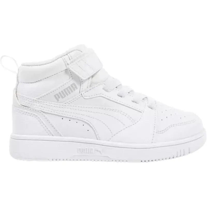 PUMA - Zapatilla Puma Rebound V6 Mid AC+PS 393832 05 Blanco para Niños