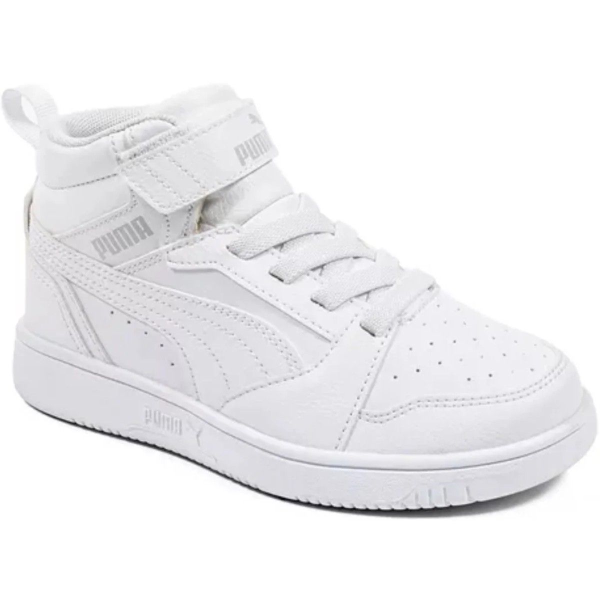 PUMA - Zapatilla Puma Rebound V6 Mid AC+PS 393832 05 Blanco para Niños