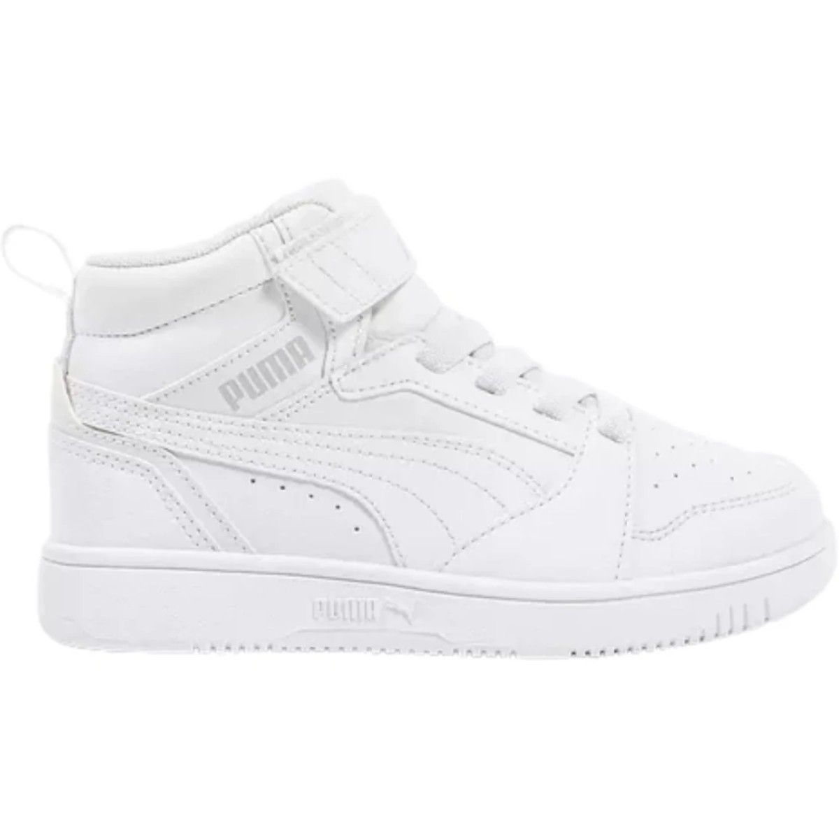 PUMA - Zapatilla Puma Rebound V6 Mid AC+PS 393832 05 Blanco para Niños