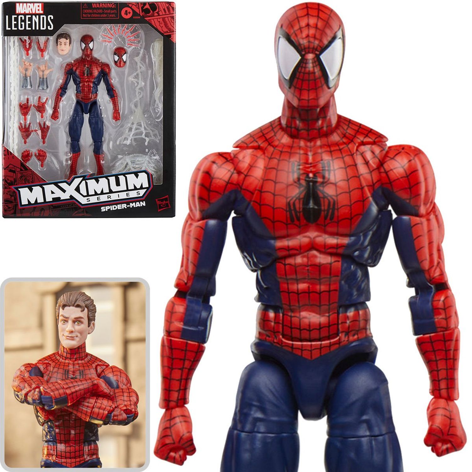 Marvel Legends Maximum Series Spider-Man Deluxe MARVEL