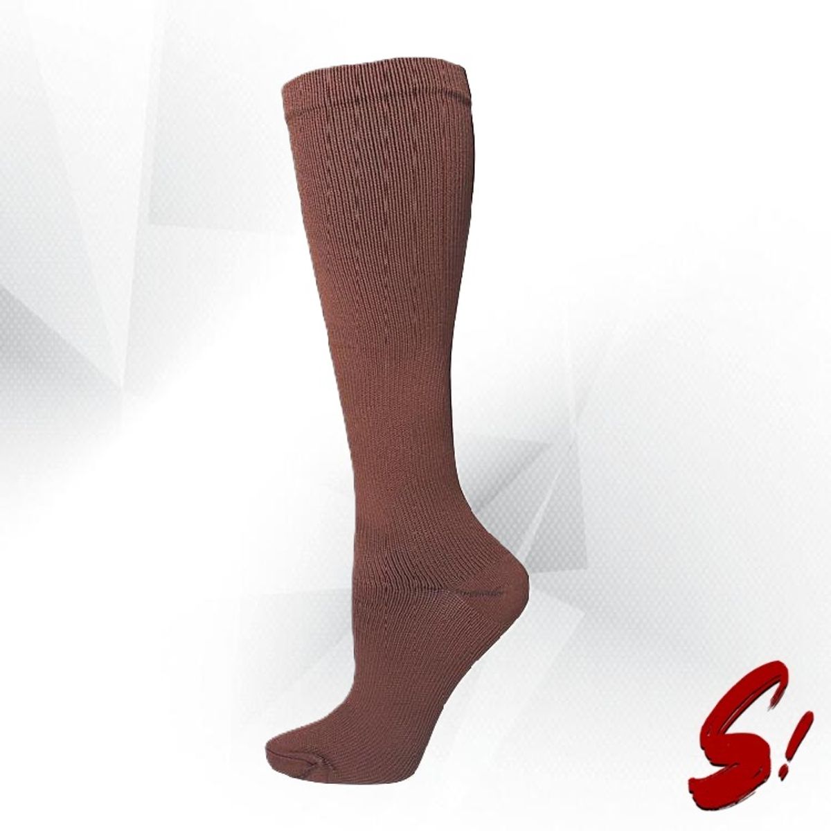 GENERICO - Medias de Compresión 20-30mmhg Entero Marrón anti varices