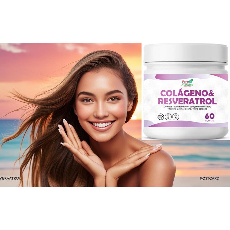 PERU NUTRITION - COLÁGENO CON RESVERATROL EN GOMITAS BY PERU NUTRITION