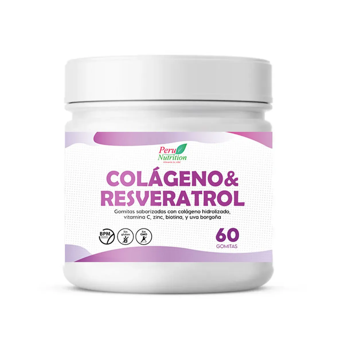 PERU NUTRITION - COLÁGENO CON RESVERATROL EN GOMITAS BY PERU NUTRITION