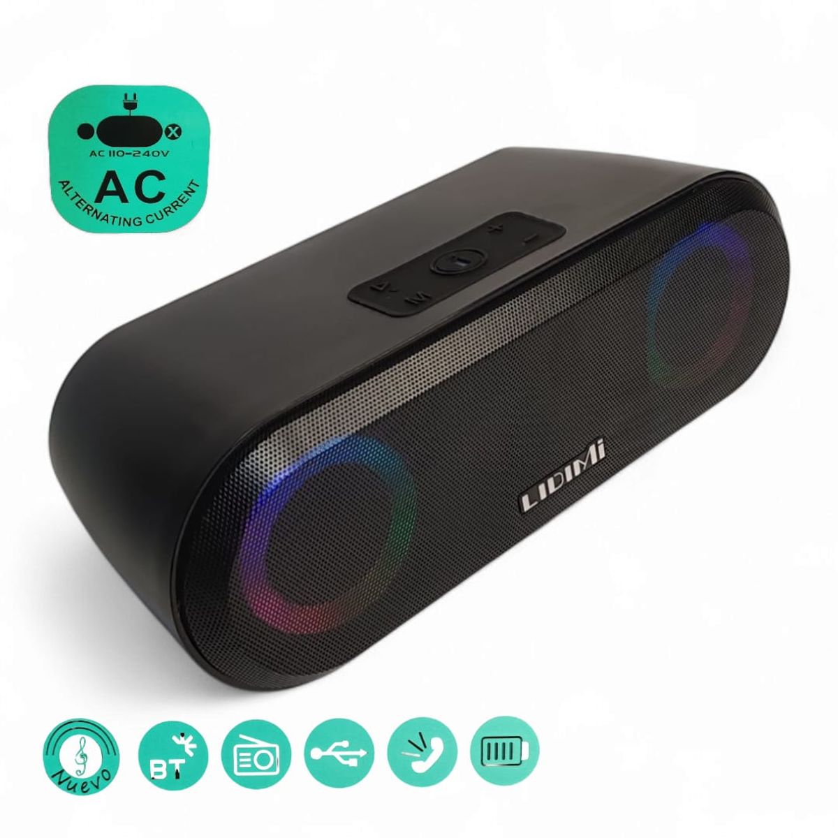 LIDIMI - Mini Parlante Bluetooth LIDIMI LD-S010ACR