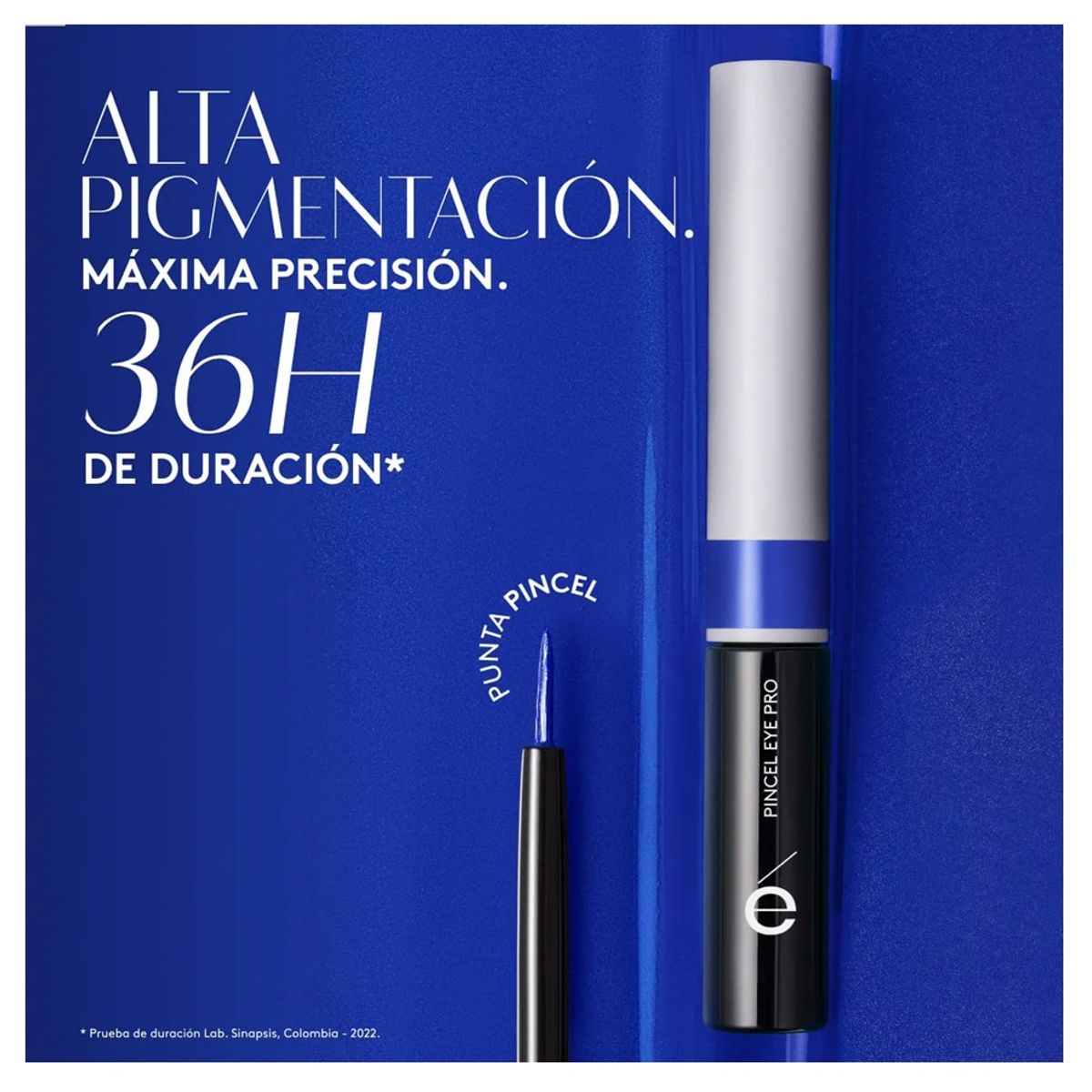 ESIKA - Delineador de Ojos Punta Pincel EYE PRO Esika Azul Impactante
