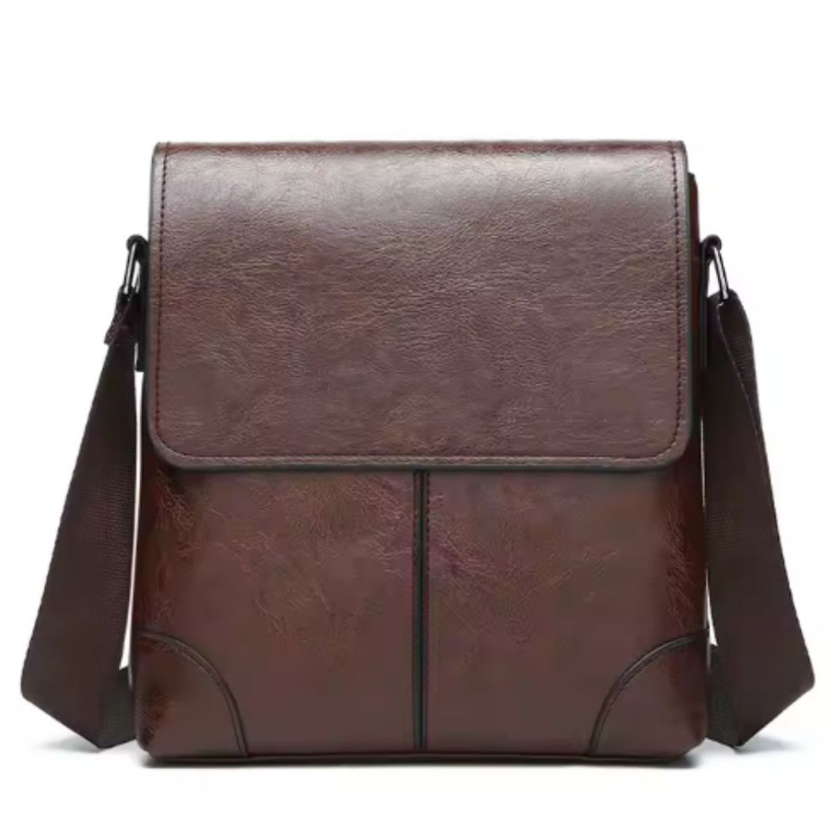 GENERICO - Bolso de lujo de cuero PU para hombre casual