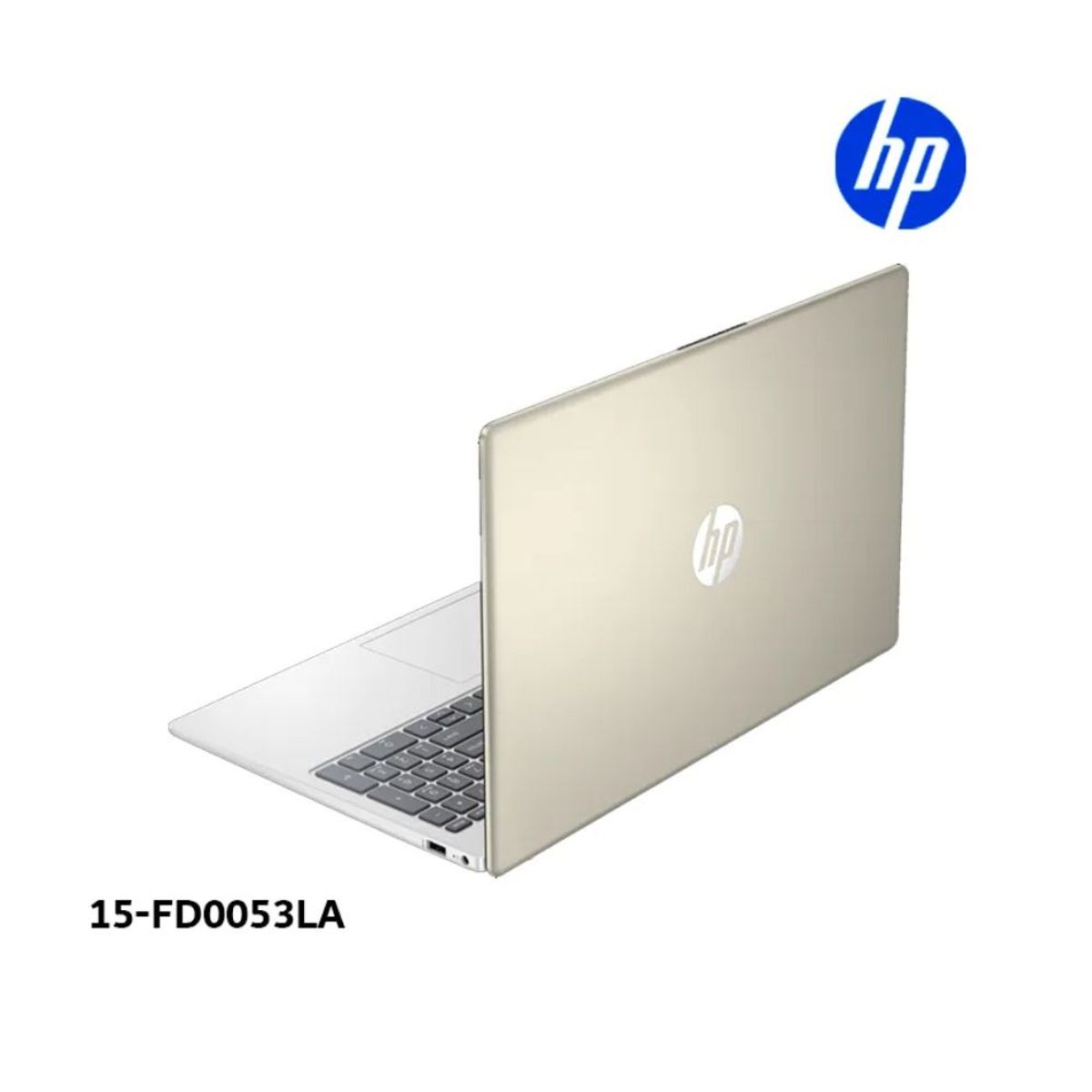 HP - Laptop HP 15-FD0053LA Intel Core i5 1235U 16GB RAM 512GB SSD 15.6 HD Dorado Cálido - A47BMLA