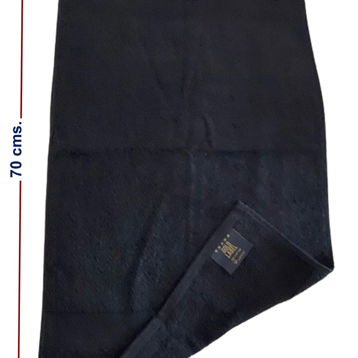 LA BELLOTA - Toalla Mano Negra 560 grs 40×70 cm "La Bellota" Gold Label