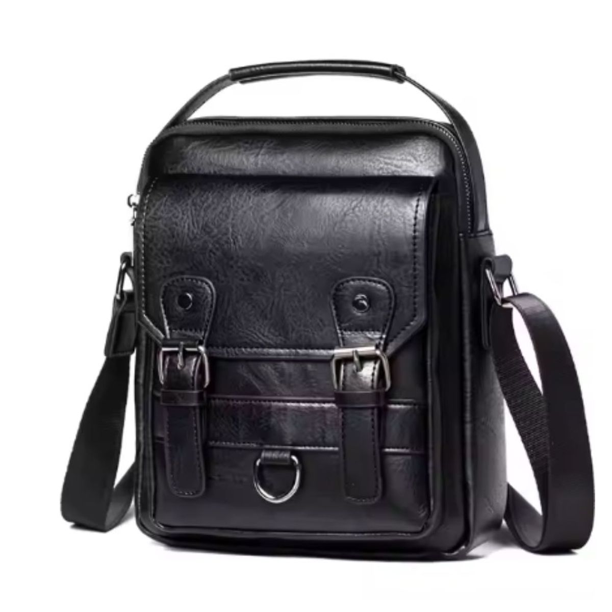 GENERICO - Bolso de cuero PU multiuso ejecutivo doble correa