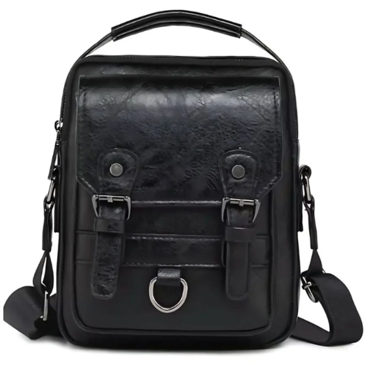 GENERICO - Bolso de cuero PU multiuso ejecutivo doble correa