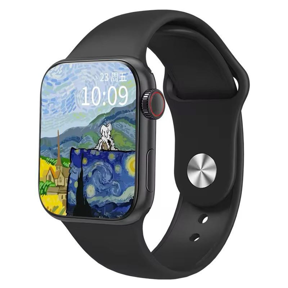 GENERICO - SMARTWATCH T900+ PRO MAX NEGRO EVOLUTION SERIE 10 MODELO 2025 PREMIUM