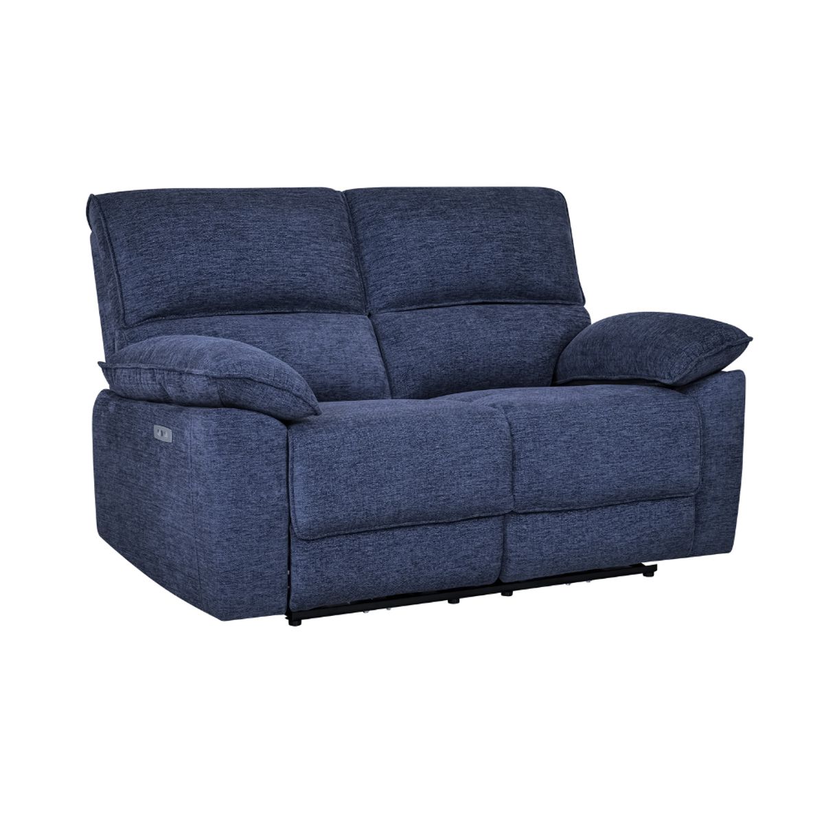 TUGO - Sofá Kylie 2 Cuerpos Reclinable Eléctrica Azul