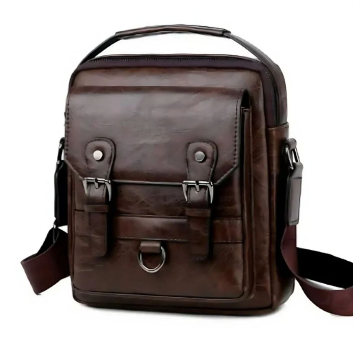 GENERICO - Bolso de lujo de cuero PU para hombre ejecutivo casual