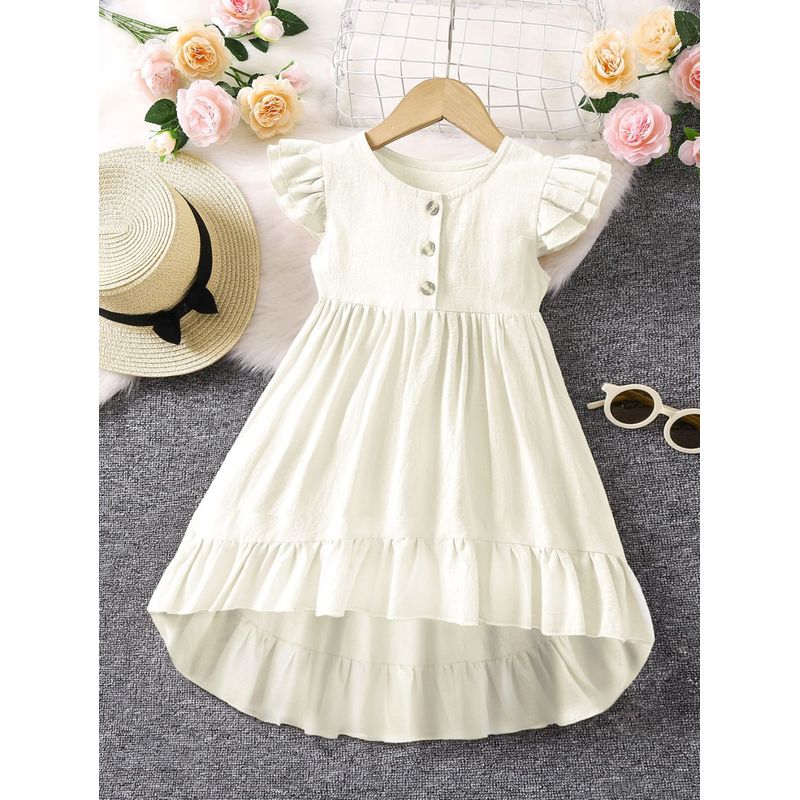 GENERICO - Vestido Blanco Yvori para secion de fotos