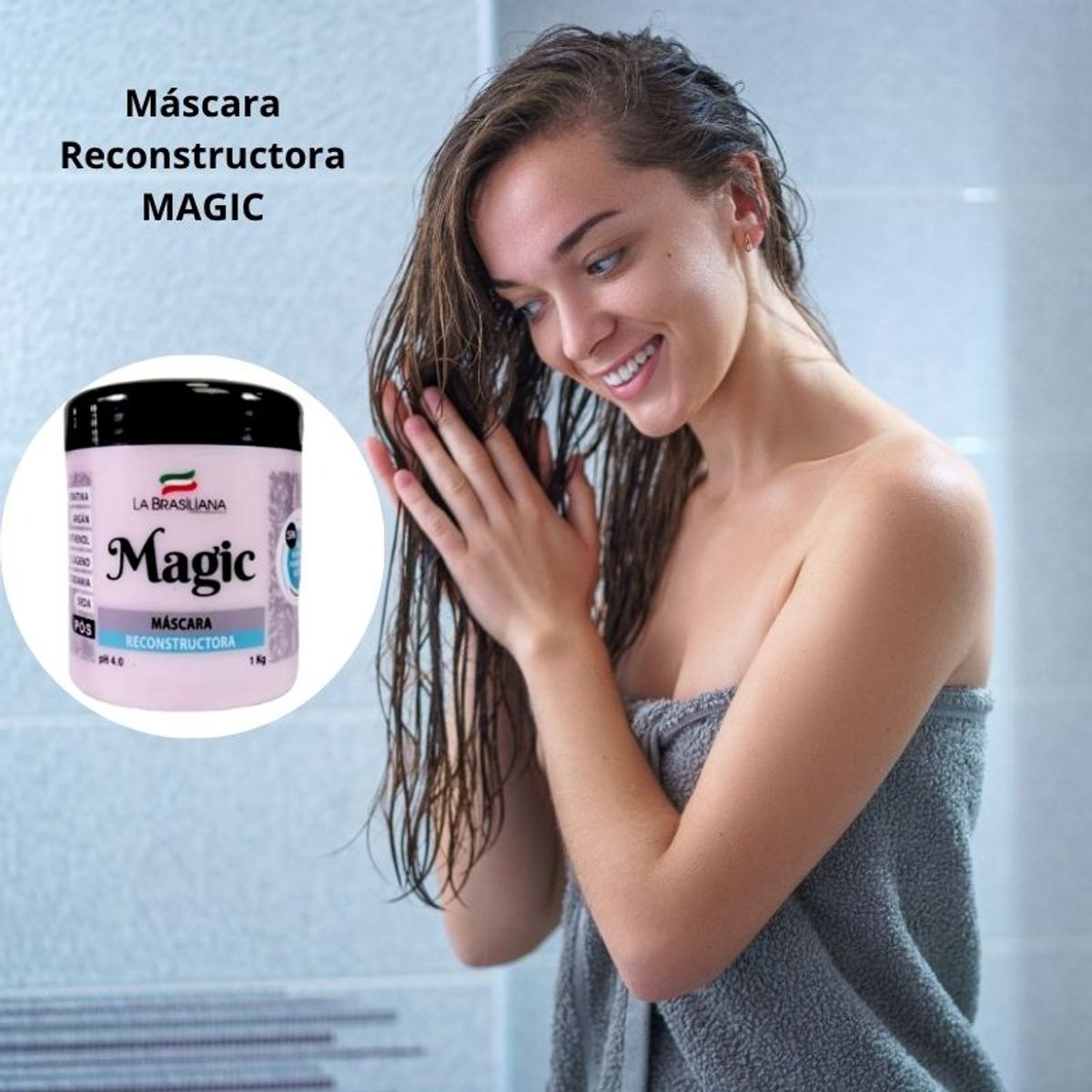 LA BRASILIANA - Máscara Capilar Magic Pos 1kg  - La Brasiliana.