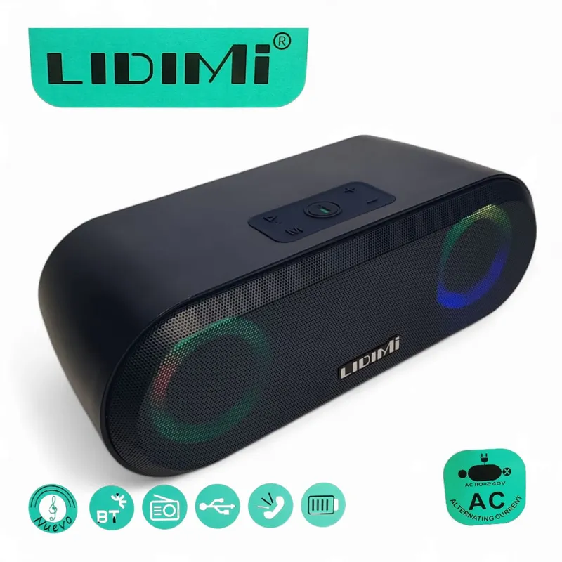 LIDIMI - Mini Parlante Bluetooth LIDIMI LD-S010AC R