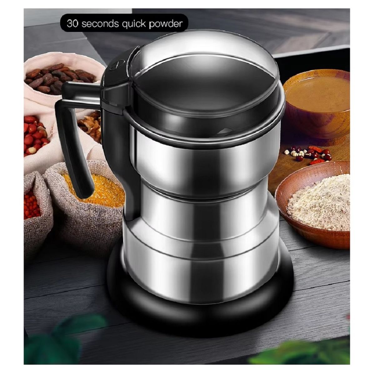 GENERICO - MOLINILLO DE GRANOS NUECES ESPECIAS Y GRANOS PARA EL HOGAR